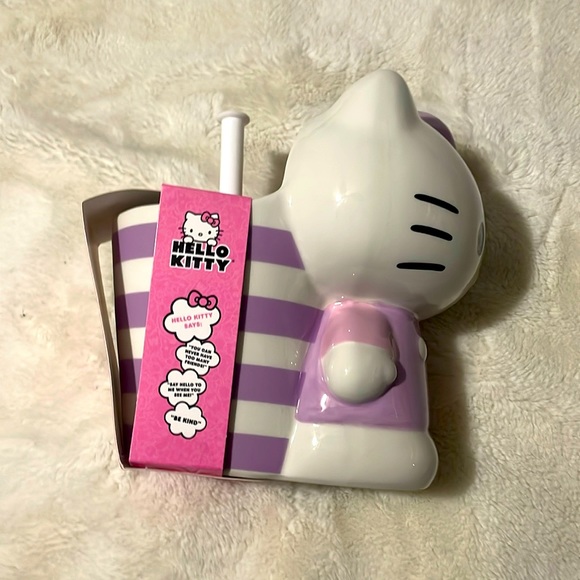 Hello kitty toilet bowl brush holder main image 1